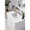 James Martin Vanities Bristol 36in Single Vanity, Bright White w/ 3 CM Ethereal Noctis Quartz Top 157-V36-BW-3ENC - alternate 5
